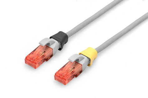 DIGITUS Kleurenclips voor RJ45-kabels Gemengde kleuren, 20 st. x 5 kleuren, afzonderlijke verpakkingen