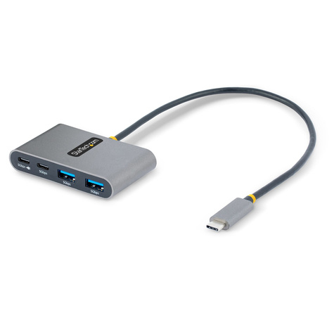 STARTECH STARTECH 4-Port USB-C Hub with 100W Power Delivery Pass-Through Charging, 2x USB-A + 2x USB-C, 5Gbps