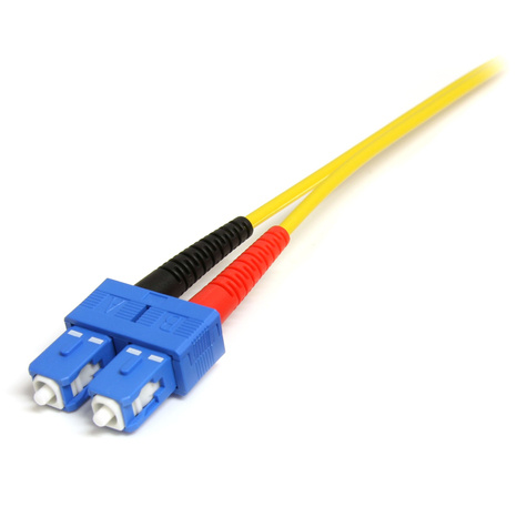 STARTECH 7m Fiber Optic Cable - Single-Mode Duplex 9/125 - LSZH - LC/SC - OS1 - LC to SC Fiber Patch Cable (SMFIBLCSC7)