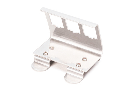 DIGITUS DIN rail adapter voor 3x Keystone modules Metalen versie