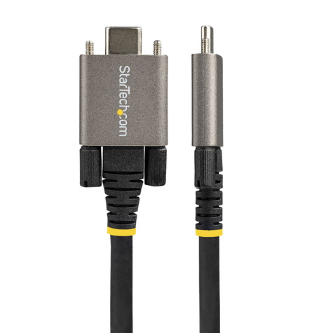 STARTECH 1m Vergrendelbare USB-C Kabel met Zijschroef, 10Gbps, USB 3.1/3.2 Gen 2 Type-C Kabel