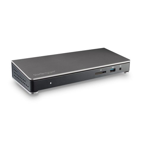 STARTECH Thunderbolt 3 docking station met SD kaartlezer - Dual-4K - Windows / Mac