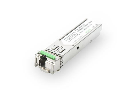 DIGITUS DIGITUS 1,25 Gbps SFP-module, enkelvoudige modus, BiDi LC Simplex, Tx1550nm/Rx1310nm, tot 20km