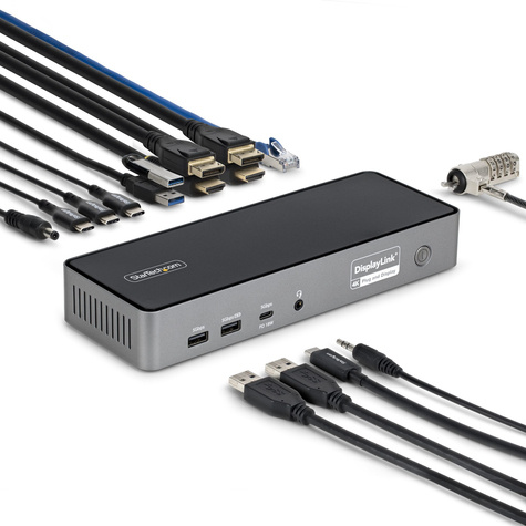 STARTECH STARTECH Triple-Monitor USB-C Dock 140W PD