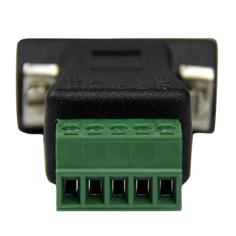 STARTECH RS422 RS485 Seriële DB9 naar klemmenblok adapter - Seriële adapter - 5-pins afsluitbeveiliging naar DB-9 (M)
