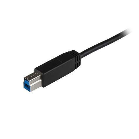 STARTECH USB 3.1 USB-C naar USB-B kabel - 1 m - USB-kabel - 24 pin USB-C (M) naar USB Type B (M) - USB 3.1 - 1 m - zwart
