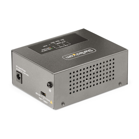 STARTECH 4-Port Multi-Gigabit PoE++ Injector, 5/2.5G Ethernet (NBASE-T), PoE/PoE+/PoE++ (802.3af/802.3at/802.3bt)