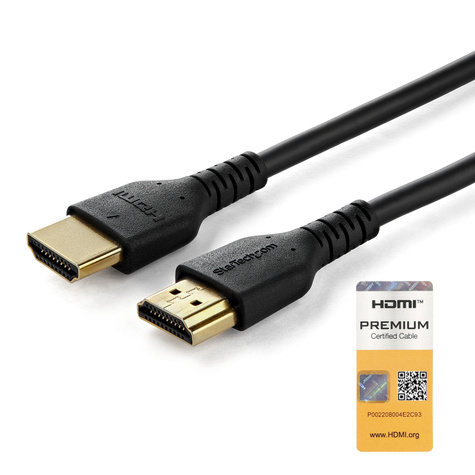 STARTECH 1m Premium High Speed HDMI kabel met Ethernet voor computer, monitor, tv - gecertificeerd