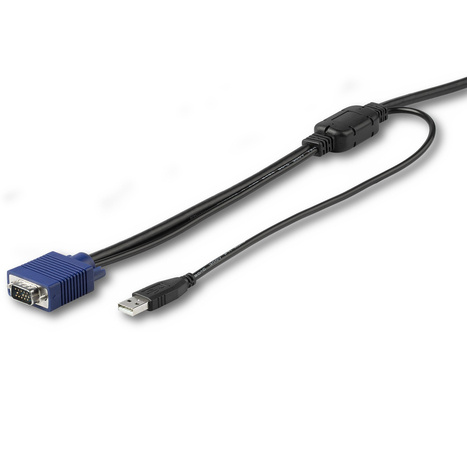 STARTECH 10 ft. (3 m) USB KVM Cable for StarTech.com Rackmount Consoles - VGA and USB KVM Console Cable (RKCONSUV10)