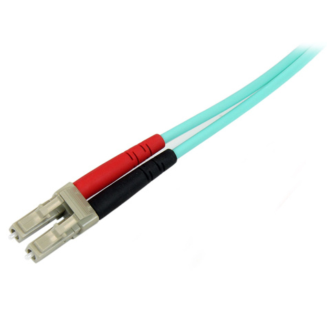 STARTECH 10m (30ft) LC/UPC to LC/UPC OM3 Multimode Fiber Optic Cable, Full Duplex 50/125µm Zipcord Fiber Cable