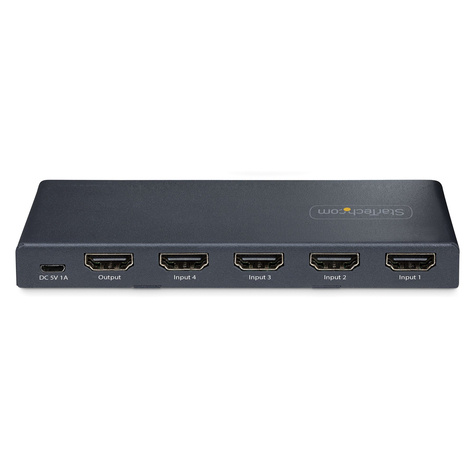 STARTECH 4-Port 8K HDMI Switch, HDMI 2.1 Switcher 4K 120Hz HDR10+, 8K 60Hz UHD, HDMI Switch 4 In 1 Out