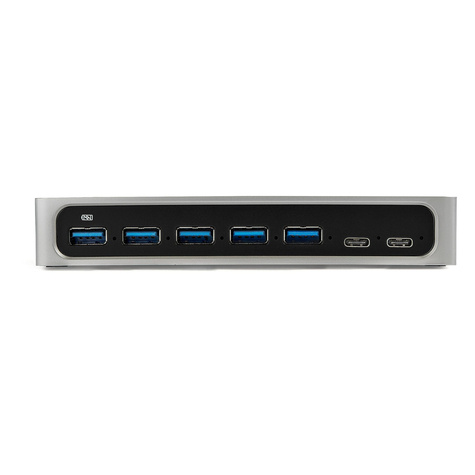 STARTECH 7 Port USB-C Hub met Fast Charge poort - USB-C naar 5x USB-A 2x USB-C (USB 3.0 SuperSpeed 5Gbps)
