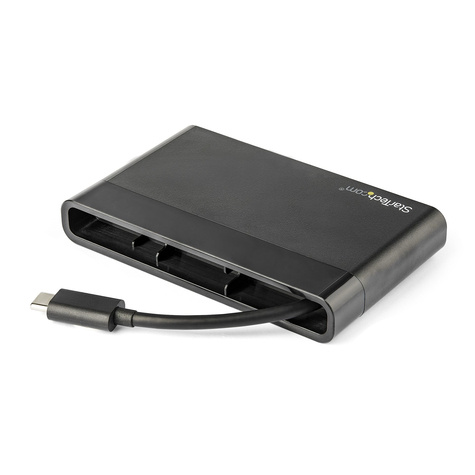 STARTECH USB-C multiport 4-in-1 adapter met HDMI en VGA - 1x USB-A  - 4K -GbE - mobiel docking station