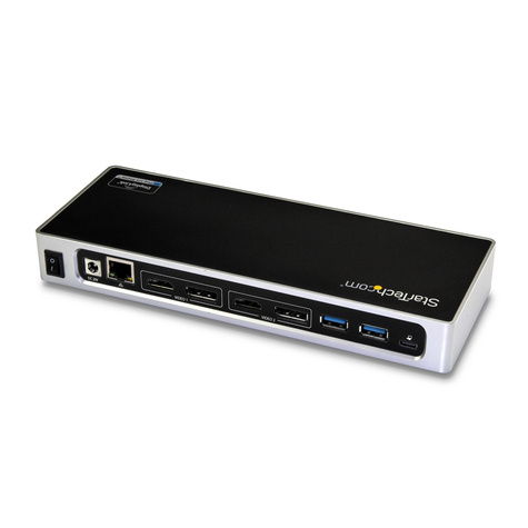 STARTECH Dual-4K monitor laptop docking station - USB-C - 2x HDMI, 2x DP, of HDMI  DP 60Hz - USB 3.0