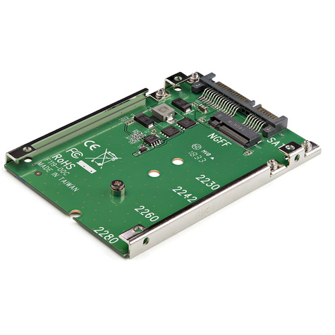 STARTECH M.2 SSD naar 2.5in SATA adapter / converter - SSD naar 2.5in SATA adapter met Open Frame Housing