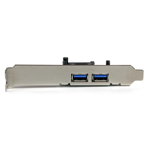 STARTECH 2-poorts PCI Express (PCIe) SuperSpeed USB 3.0-kaartadapter met UASP - SATA-voeding - USB-adapter