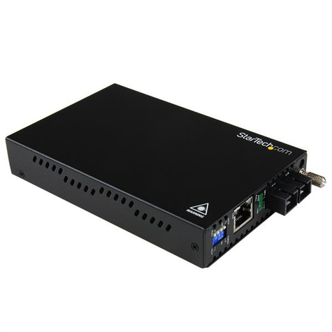 STARTECH Gigabit Ethernet MM Fiber Converter SC