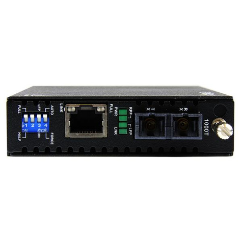 STARTECH Gigabit Ethernet MM Fiber Converter SC