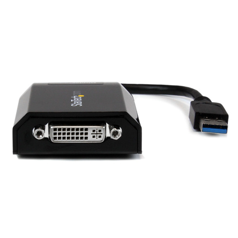 STARTECH USB 3.0 naar DVI / VGA Adapter, 2048x1152, Externe Video  Graphische Kaart, Dual Monitor Display Adapter Kabel
