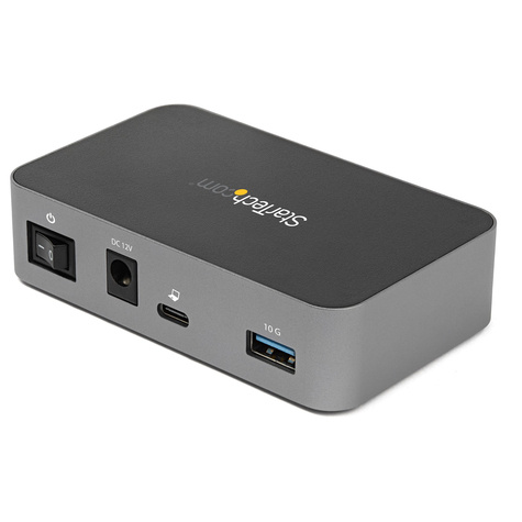STARTECH 4-poorts USB-C hub USB 3.1 Gen2 (10 Gbps) naar 3x USB-A  1x USB-C - zelfgevoed incl universele voedingsadapter (HB31C3A1CS)