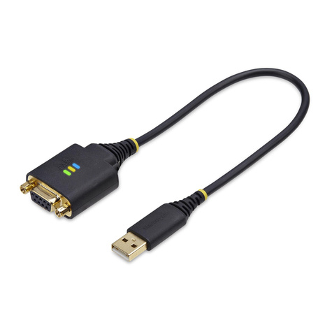 STARTECH 1ft/30cm USB to Null Modem Serial Cable