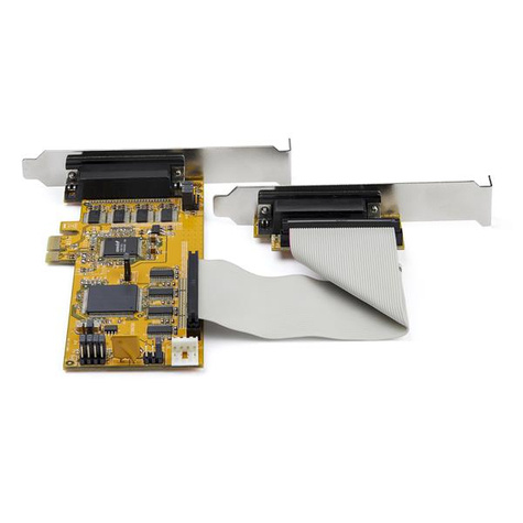 STARTECH 8-Port PCIe RS232 Serial Adapter Card