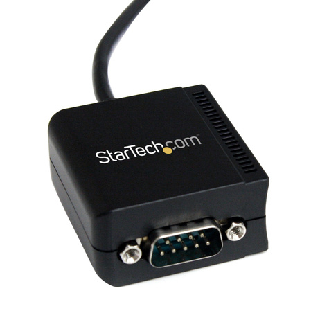 STARTECH 1-poort FTDI USB naar RS232 Seriële Adapter Verloopkabel met Optische Isolatie - Seriële adapter - USB - RS-232 - zwart