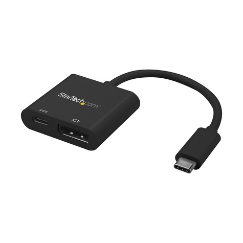 STARTECH USB C to DisplayPort Adapter with Power Delivery, 4K 60Hz HBR2