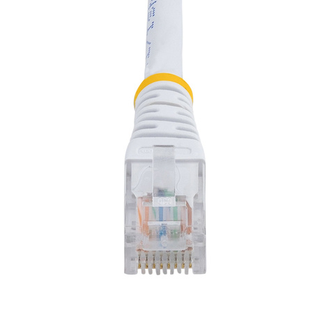 STARTECH Cat5e Gegoten RJ45 UTP Netwerkkabel - Verbindingskabel - RJ-45 (M) naar RJ-45 (M) - 15 m - UTP - CAT 5e - gevormd - wit
