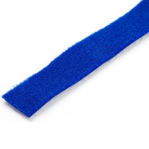 STARTECH Klittenband rol - herbruikbaar en verstelbaar - kabelbinder - blauw (HKLP50BL) - Haak- en lussluiting - 15.24 m - blauw