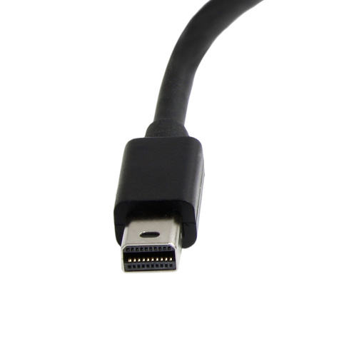STARTECH Mini DisplayPort naar DVI Actieve Adapter - DVI-adapter - dubbele verbinding - Mini DisplayPort (M) naar DVI-D (V) - 20 cm - zwart