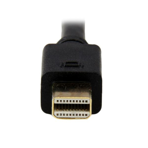 STARTECH 3 m lange Mini DisplayPort-naar-VGA-adapterconverterkabel ? mDP naar VGA 1920x1200 - zwart - Videoconverter - VGA - DisplayPort - zwart