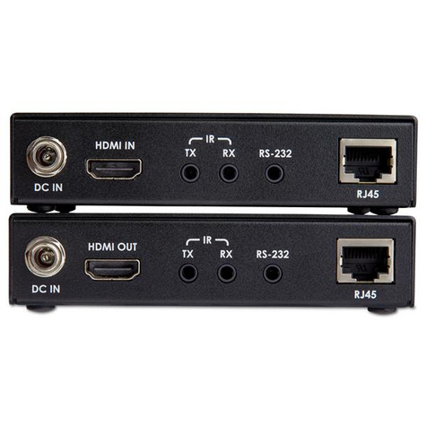 STARTECH HDMI over CAT6 extender - 4K 60Hz - 100 m - IR ondersteuning - 4K video over CAT6 (ST121HD20L)