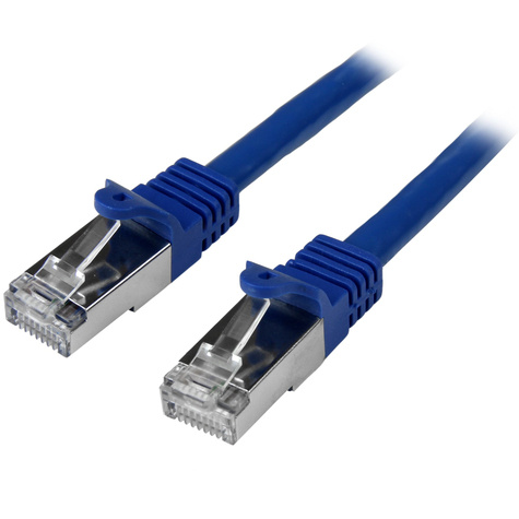 STARTECH 2m Cat6 patchkabel blauw - Shielded (SFTP) snagless gigabit netwerkkabel - Cat 6 ethernet patch lood