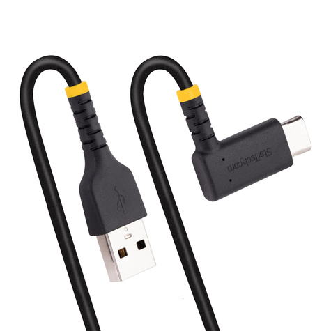 STARTECH 1ft USB A to C Charging Cable Angled