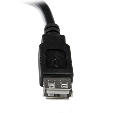 STARTECH 15cm USB 2.0 Verlengkabel A naar A - M/F - USB-verlengkabel - USB (M) naar USB (V)