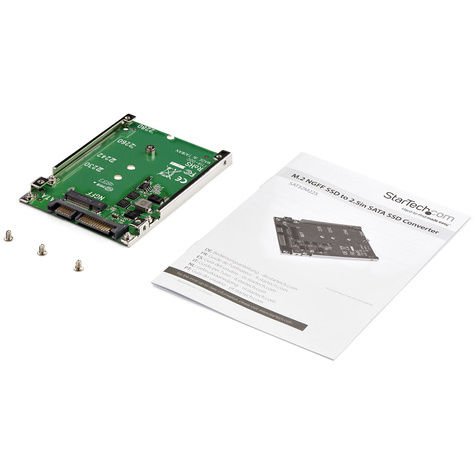 STARTECH M.2 SSD naar 2.5in SATA adapter / converter - SSD naar 2.5in SATA adapter met Open Frame Housing