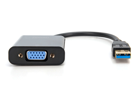 DIGITUS USB 3.0 naar VGA-adapter, 1080p USB-ingang, VGA-uitgang