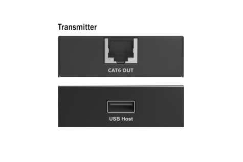DIGITUS USB-extender, USB 2.0, 4x USB-A-poorten, 150m Voor gebruik met CAT 6-kabel (of hoger)