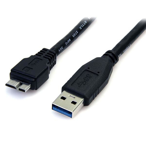 STARTECH 50 cm zwarte SuperSpeed USB 3.0-kabel A naar micro B - M/M - USB-kabel - micro-USB type B (M) naar USB type A (M)
