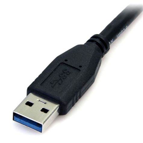 STARTECH 50 cm zwarte SuperSpeed USB 3.0-kabel A naar micro B - M/M - USB-kabel - micro-USB type B (M) naar USB type A (M)