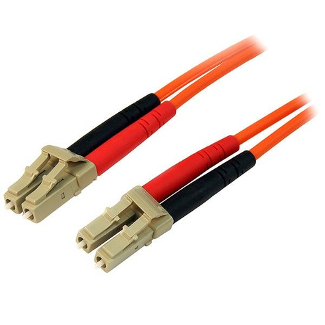 STARTECH 5m Fiber Optic Cable - Multimode Duplex 50/125 - LSZH - LC/LC - OM2 - LC to LC Fiber Patch Cable - Netwerkkabel