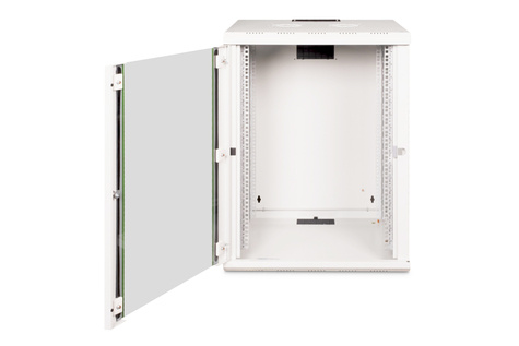 DIGITUS 16HE Wandbehuizing, Unique 820x600x600 mm, kleur grijs (RAL 7035)