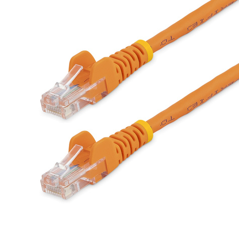 STARTECH 5m Cat5e Ethernet netwerkkabel met snagless RJ45 connectors - UTP kabel 5 m oranje - Verbindingskabel - RJ-45 (M) naar RJ-45 (M) - 5 m