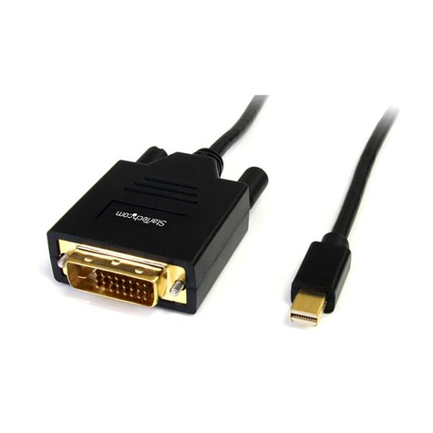 STARTECH 1,80 m Mini DisplayPort naar DVI Verloopkabel - M/M - DisplayPort kabel - Mini DisplayPort (M) naar DVI-D (M) - 1.8 m - zwart