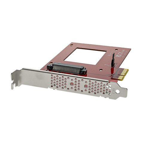 STARTECH STARTECH NVMe PCIe Adapter - 2.5" U.2 SSD SFF-863