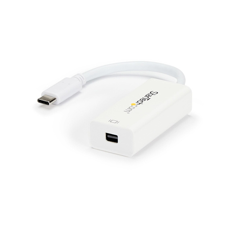 STARTECH USB-C to Mini DisplayPort Adapter - 4K 60Hz - White - USB 3.1 Type-C to Mini DP Adapter (CDP2MDP)