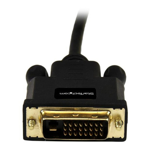 STARTECH 3 m lange Mini DisplayPort-naar-DVI-adapterconverterkabel Mini DP-naar-DVI 1920x1200 - zwart