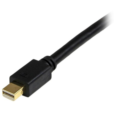 STARTECH 3 m lange Mini DisplayPort-naar-DVI-adapterconverterkabel Mini DP-naar-DVI 1920x1200 - zwart