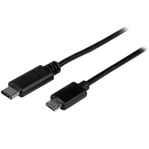 STARTECH 0,5 m USB C naar Micro USB kabel - M/M - USB 2.0 - USB-C naar Micro USB oplaad kabel - USB 2.0 Type C naar Micro B kabel 50cm